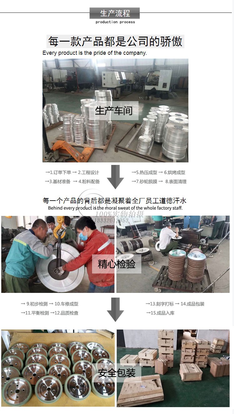 金剛石樹脂砂輪生產(chǎn)工藝流程