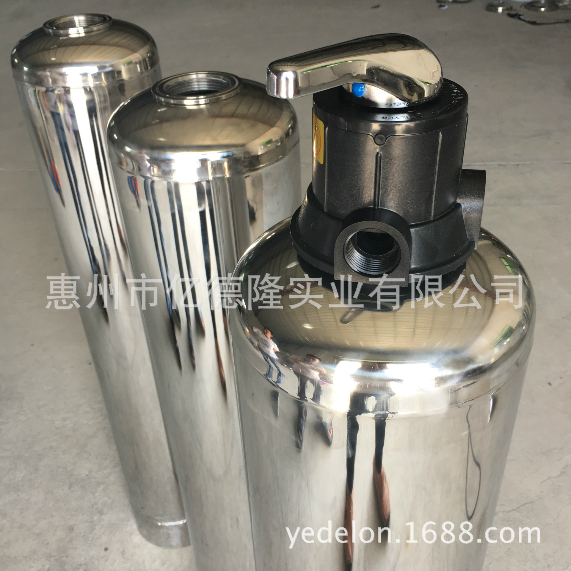 304不銹鋼仿玻璃鋼罐 石英砂活性炭樹脂頂開口介子過濾器示例圖2