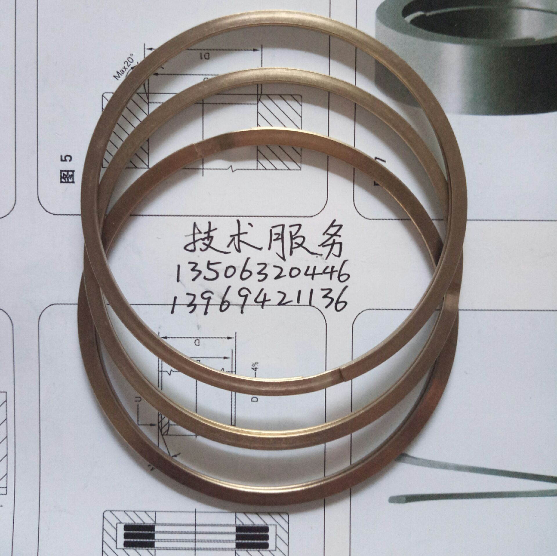 生產廠家 疊環 軸用60 密封疊環 金屬密封碟簧 軸承密封件示例圖4