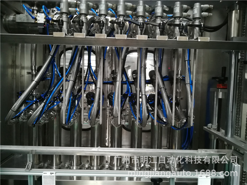 20L日化化工大桶液體灌裝機(jī)油漆大桶潤(rùn)滑油全自動(dòng)稱(chēng)重大桶灌裝機(jī)示例圖12