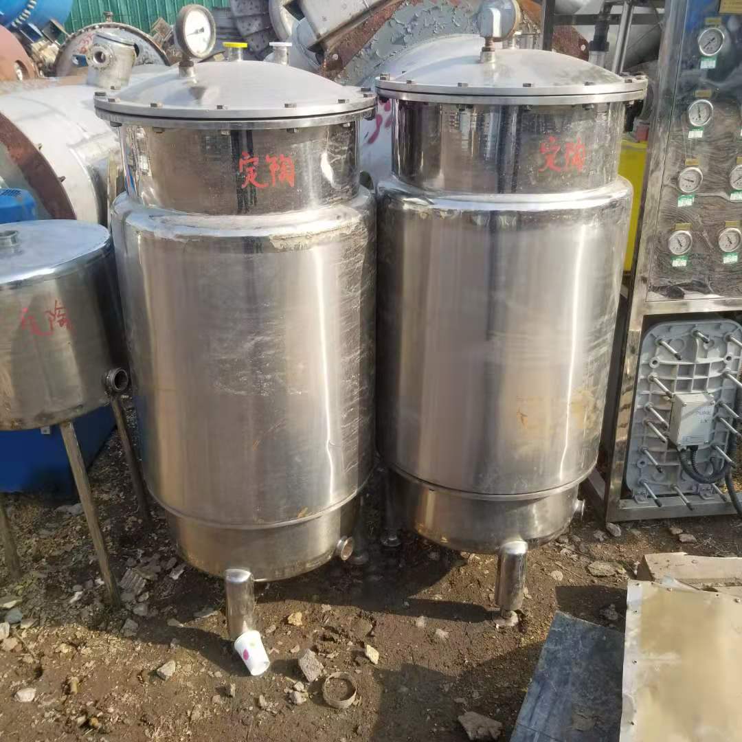 二效降膜升膜蒸發(fā)器回收 二手雙效降膜鈦材蒸發(fā)器 九洲 貨源充足