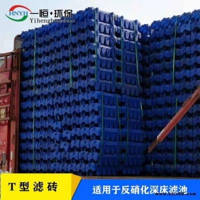 濾池改造T型濾磚 一恒實業 布水布氣塊 HDPE塑料濾磚  生產廠家