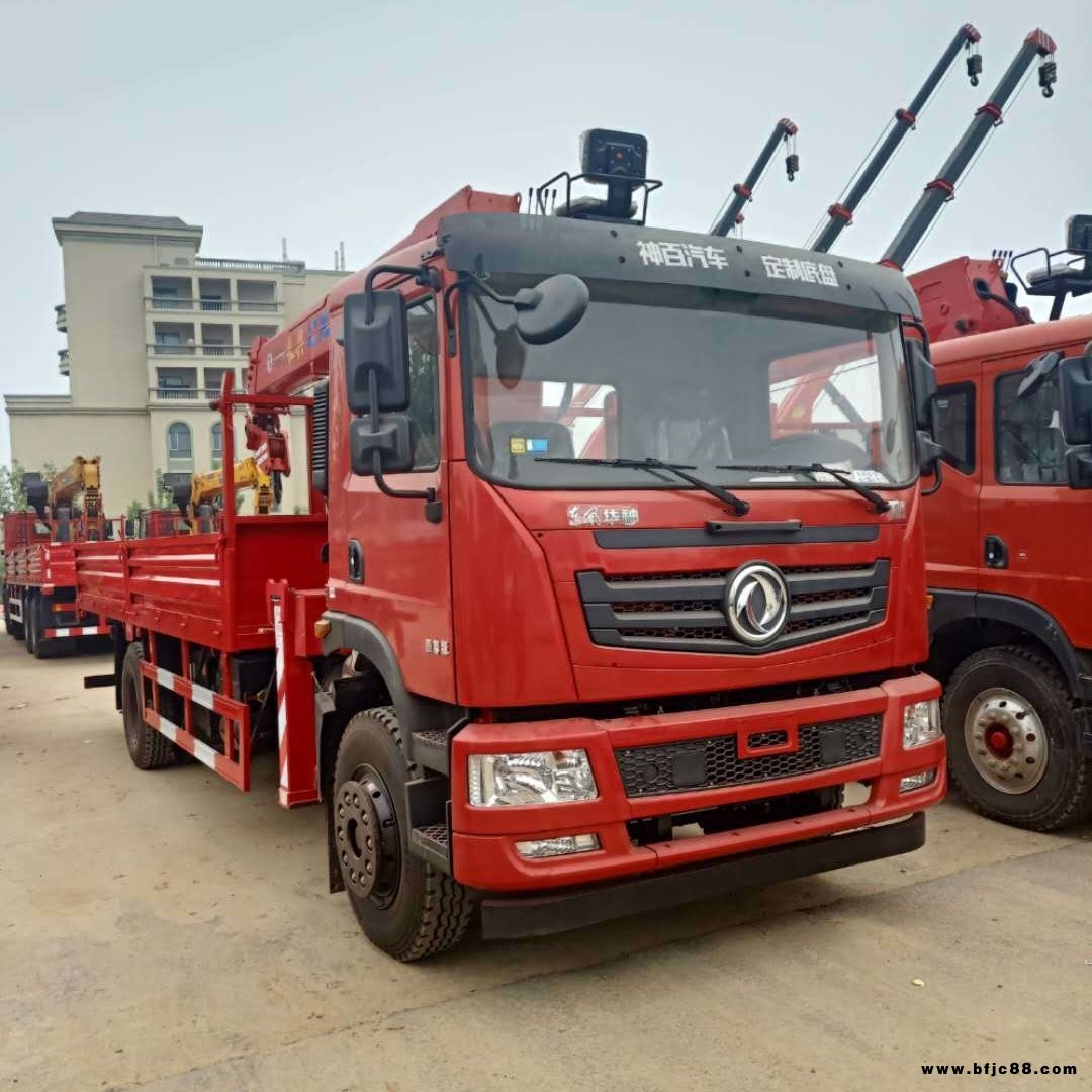 東風(fēng)T5單橋徐工10噸隨車(chē)吊，10噸4節(jié)臂吊機(jī)，徐工隨車(chē)吊