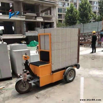 座駕式三輪背磚車 工地樓層上磚車 小壯工dc-08電動推磚車