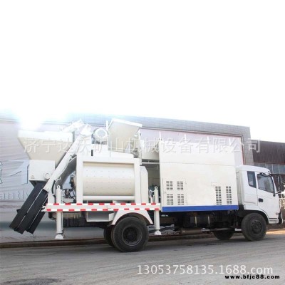 建筑工地用砂石攪拌泵車 車載式水泥砂漿攪拌泵送一體機(jī) 廠家直銷
