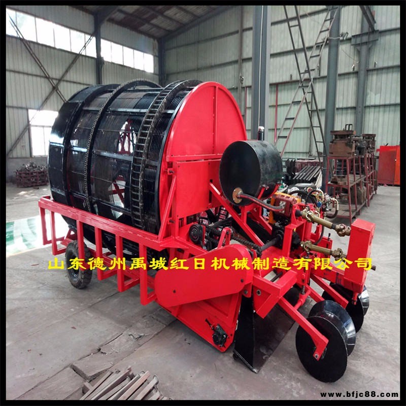 自走式撿石機 洋姜收獲機 土壤砂石分離機全自動自裝車土壤清理機