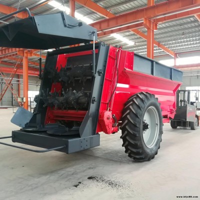 天盛供應2 FGH-10P大型農場畜牧場牽引式絞龍有機肥拋肥機，糞肥撒糞車，石灰酒糟撒播機，牛羊糞撒糞車，雞糞撒糞車
