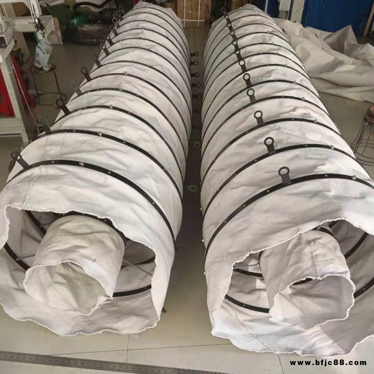 訂做 水泥廠干灰散裝機庫底卸灰布袋 發(fā)電廠石灰廠熟料散裝機伸縮布袋