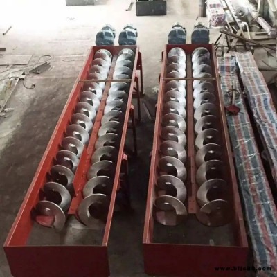 三特環保生產供應 不銹鋼污泥絞龍給料機 U型管式螺旋輸送機 砂石干粉輸送設備