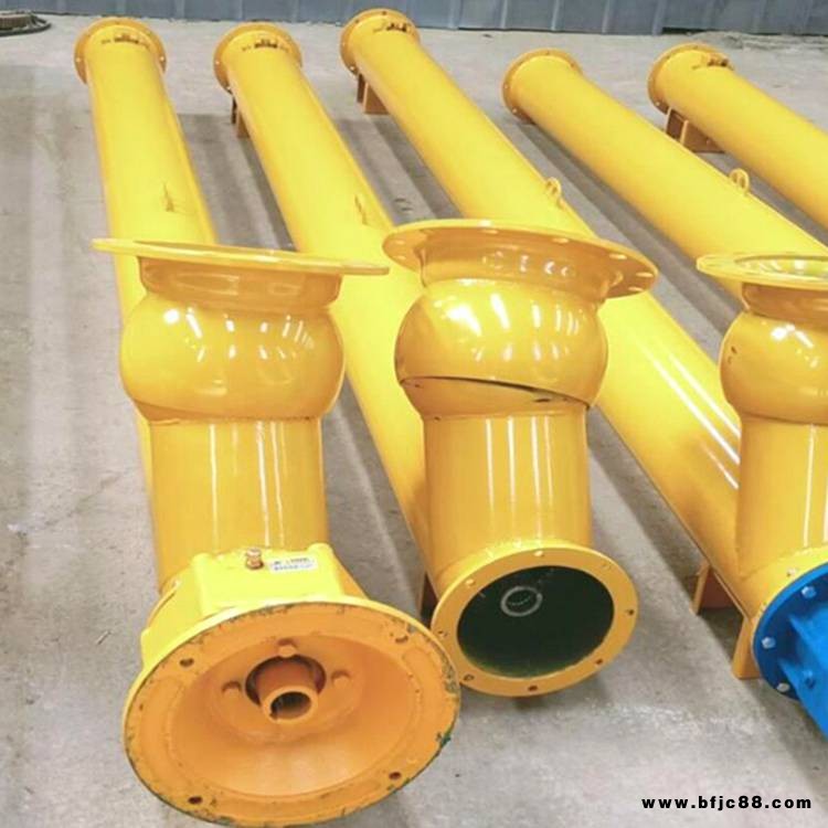 化肥入庫管式螺旋輸送機 白糖絞龍提升機 石灰粉劑螺旋輸送機