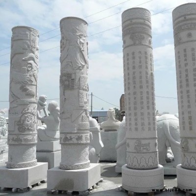 石雕文化柱石材圖騰柱寺廟石龍柱定制優惠