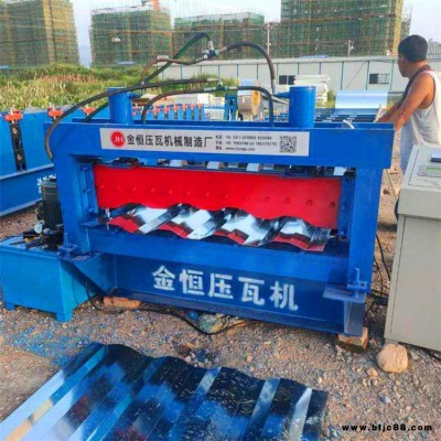 集裝廂板設(shè)備 1200汽車廂板機器 金恒壓瓦機 集裝廂板成型機  冷彎成型機