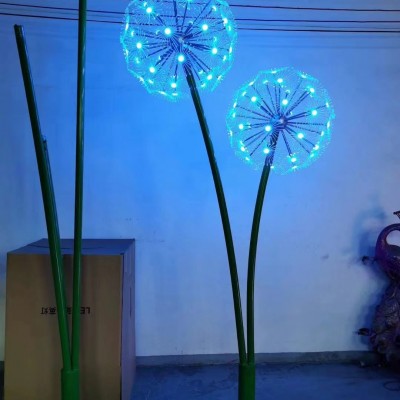 廣場蒲公英景觀燈大型蒲公英雕塑燈銘星廠家訂做LED蒲公英燈一條龍服務