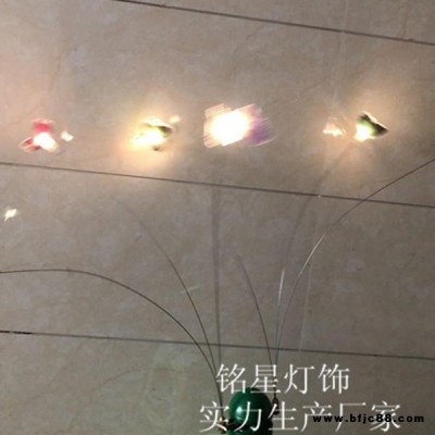 專業燈光設計銘星專業戶外草坪燈定制 LED防水七彩蝴蝶 商業慶典戶外燈光裝飾 搖擺星星燈裝飾 夜空引路景觀燈