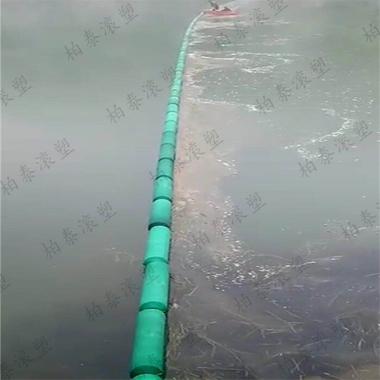 河道攔污格柵浮筒 300*800水面攔污滾筒價格示例圖2