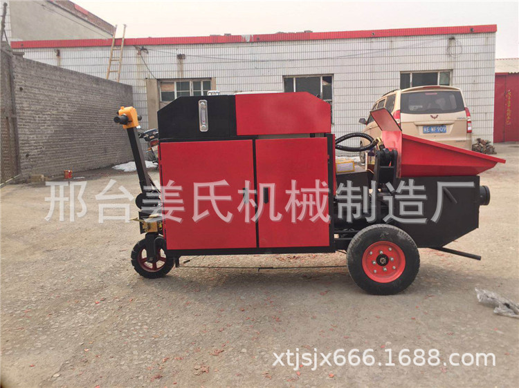 新型二次構造柱泵 臥式建筑樓層細石砂漿輸送二次構造柱輸送泵示例圖16