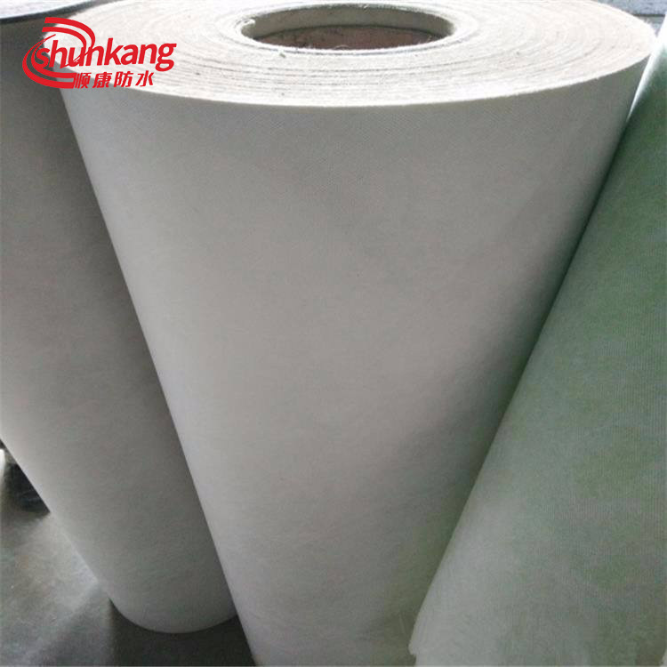 生產(chǎn)定制  聚乙烯滌綸復(fù)合防水卷材 0.8mm 屋面專用防水卷材示例圖7