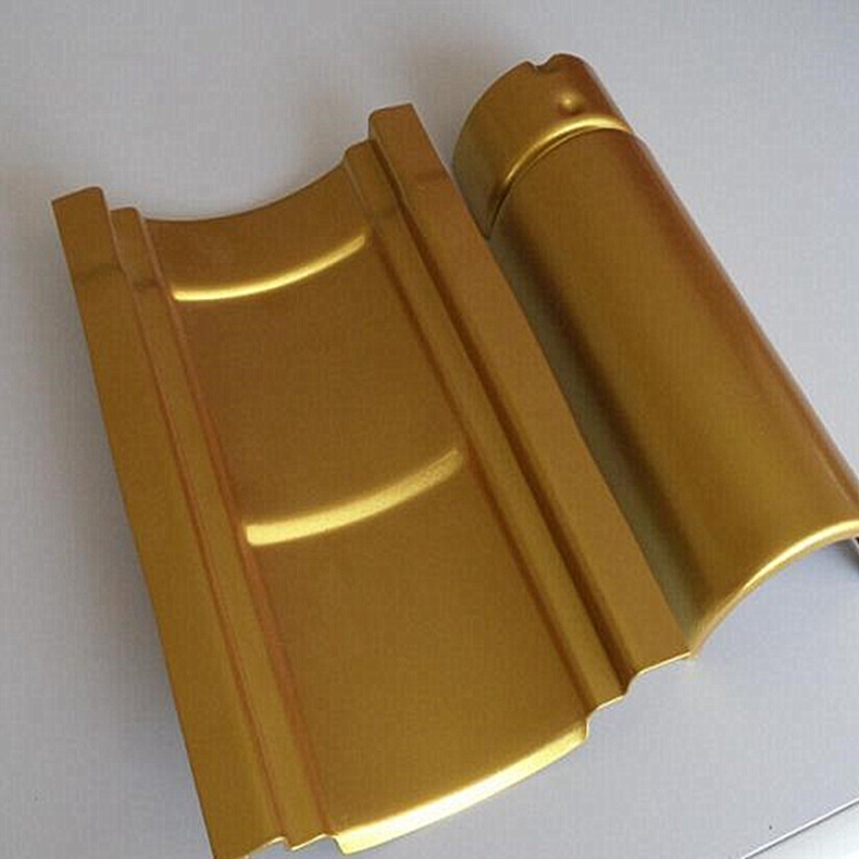 河南錦昱抗壓抗震傳統(tǒng)古建筑用金屬連體瓦1.0mm