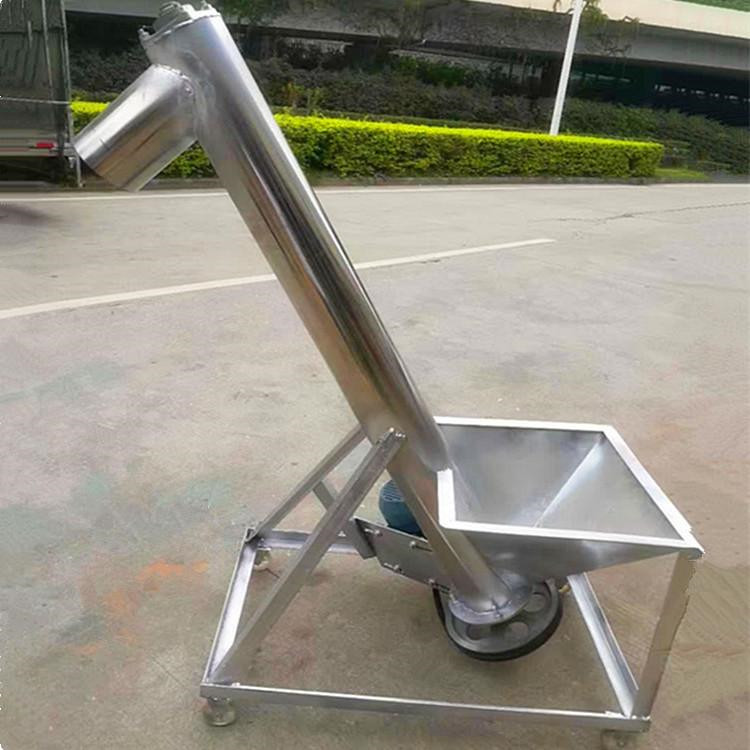 廠家定制不銹鋼斗式上料機 工業(yè)食品螺旋提升機示例圖17