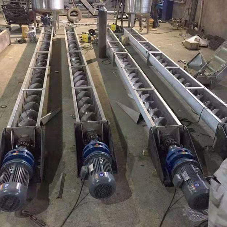 石灰螺旋輸送機 鄭興 無軸螺旋輸送上料設備 運行平穩(wěn)