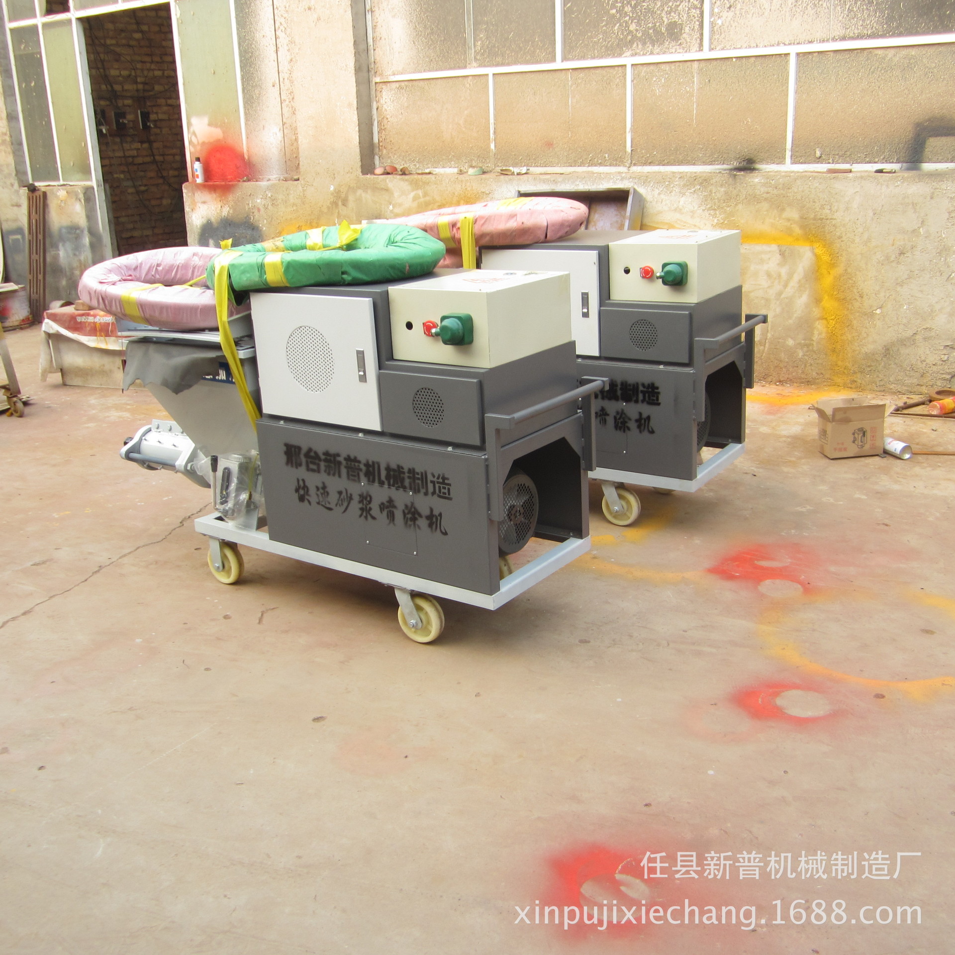 煙臺石膏噴涂機2016特價粉刷石膏噴涂機廠家直銷示例圖3