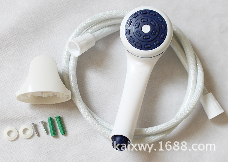 實力源頭廠家直供熱水器花灑套裝萬和美的款熱水器配套白網管花灑示例圖11