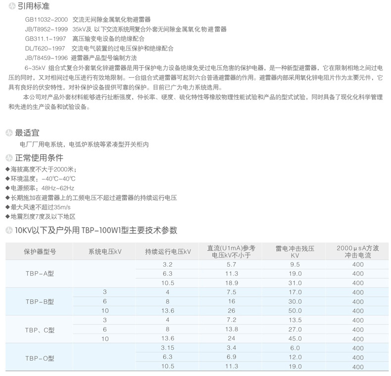 TBP-35KV/310三柱四柱過(guò)電壓保護(hù)器40.5KV組合式防雷過(guò)電壓保護(hù)器示例圖12