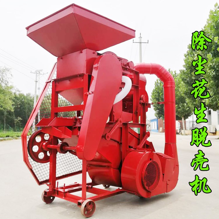 小型干核桃剝殼機 硬殼核桃剝殼機 自動榨油配套花生脫殼機