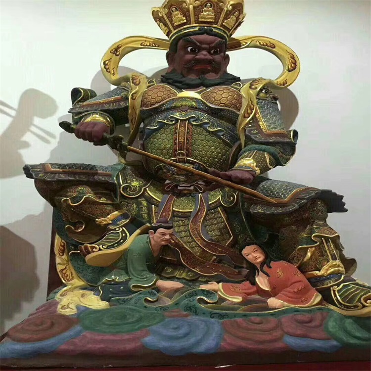 歐雅玻璃鋼四大天王佛像 塑鋼四大金剛站像 玻璃鋼佛像廠家
