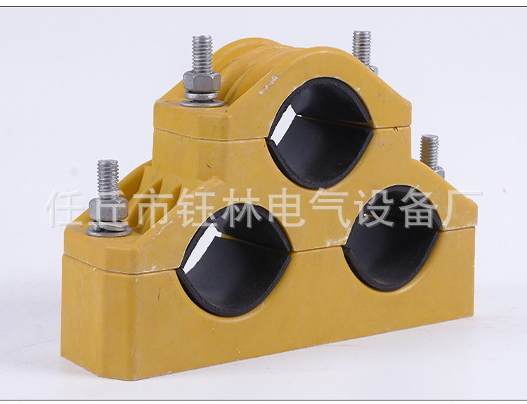 JGPD型玻璃鋼電纜固定夾 復(fù)合材質(zhì)抱箍 電纜夾具固定支架型號齊全示例圖8