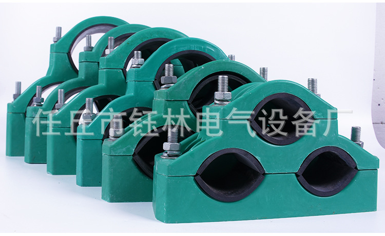 JGPD型玻璃鋼電纜固定夾 復(fù)合材質(zhì)抱箍 電纜夾具固定支架型號齊全示例圖13