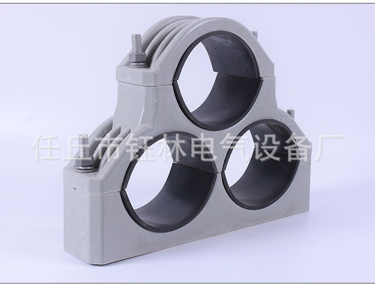 JGPD型玻璃鋼電纜固定夾 復(fù)合材質(zhì)抱箍 電纜夾具固定支架型號齊全示例圖10
