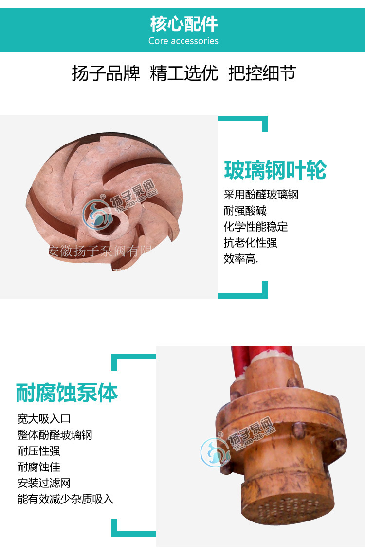 FSY立式液下泵 工程塑料耐腐清液排污泵 FSY氟塑料液下泵廠家批發示例圖7