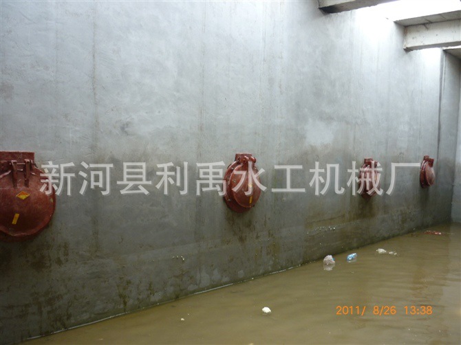 利禹水工浮箱拍門DN600mm玻璃鋼拍門復(fù)合材料拍門示例圖5