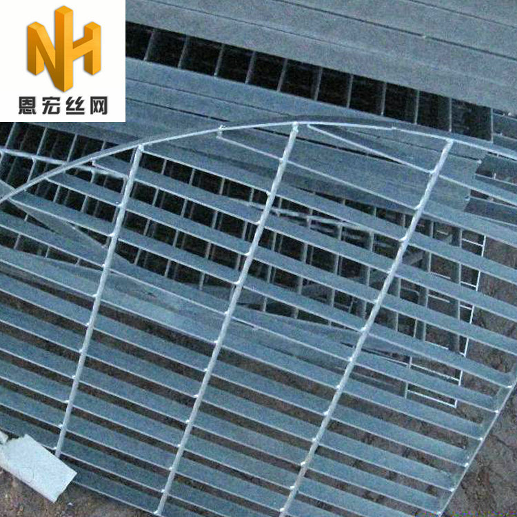 異形鋼格板 熱鍍鋅防滑扇形溝蓋板 多形狀定制電廠鋼格板示例圖19